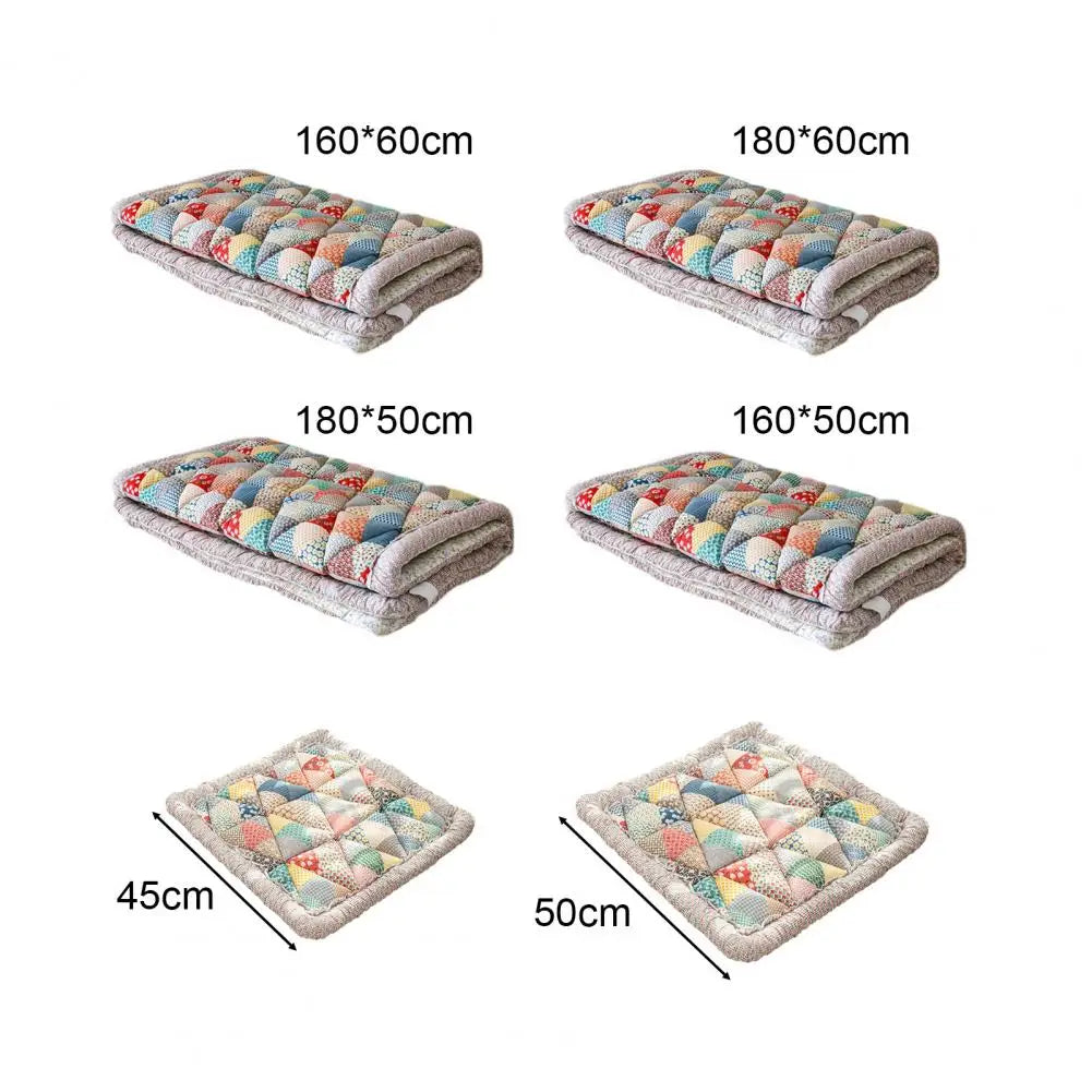 Cotton Sofa Cover Bohemian Plush Non-Slip Thickened Floral Cushion Protection