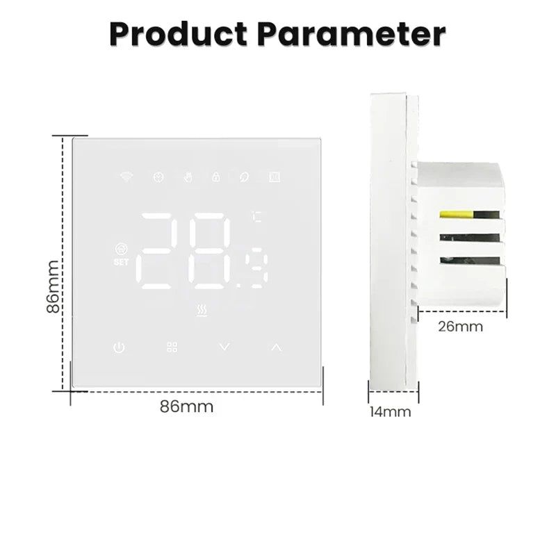 Smart Thermostat WiFi Autumn 2025 Heating And Boilers Voice Assistant Compatible Touchscreen Energy Saving