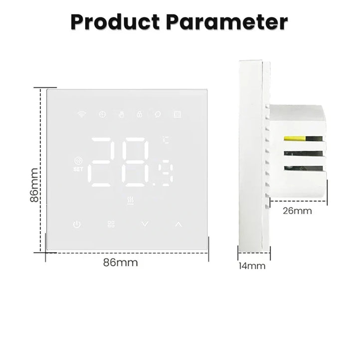 Smart Thermostat WiFi Autumn 2025 Heating And Boilers Voice Assistant Compatible Touchscreen Energy Saving