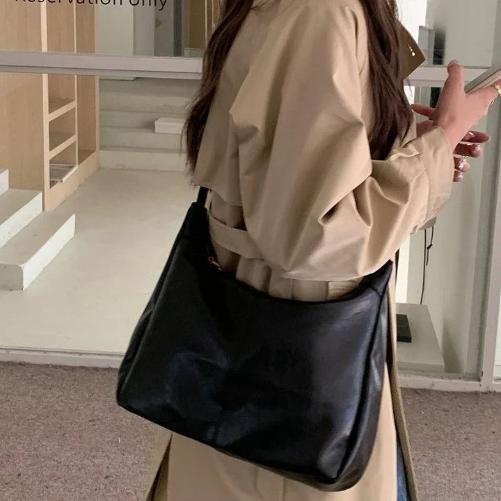 Soft Versatile Womens Hobo Bag - Slouchy, Faux Leather
