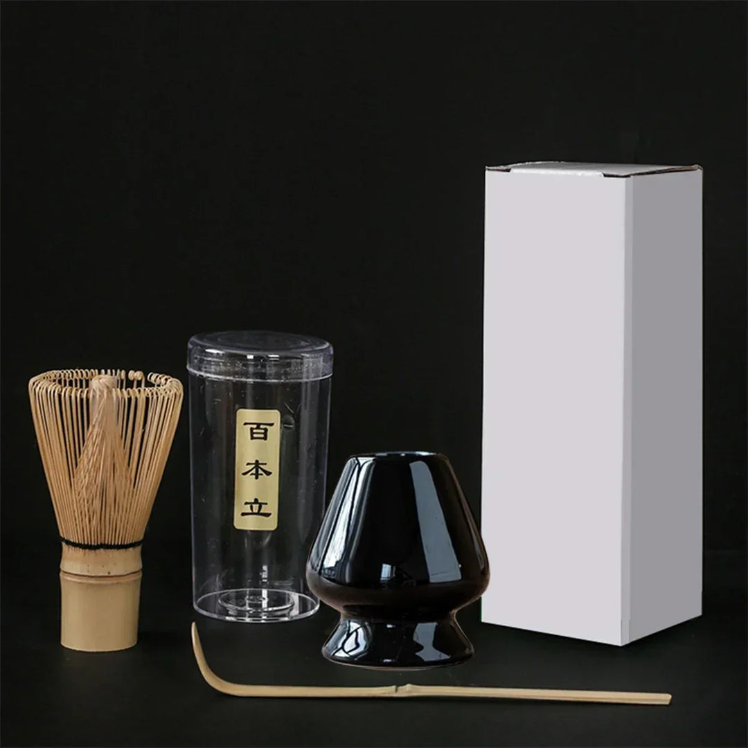 Matcha Bamboo Tea Set 3Pc Japanese Tea Tools Eco Friendly