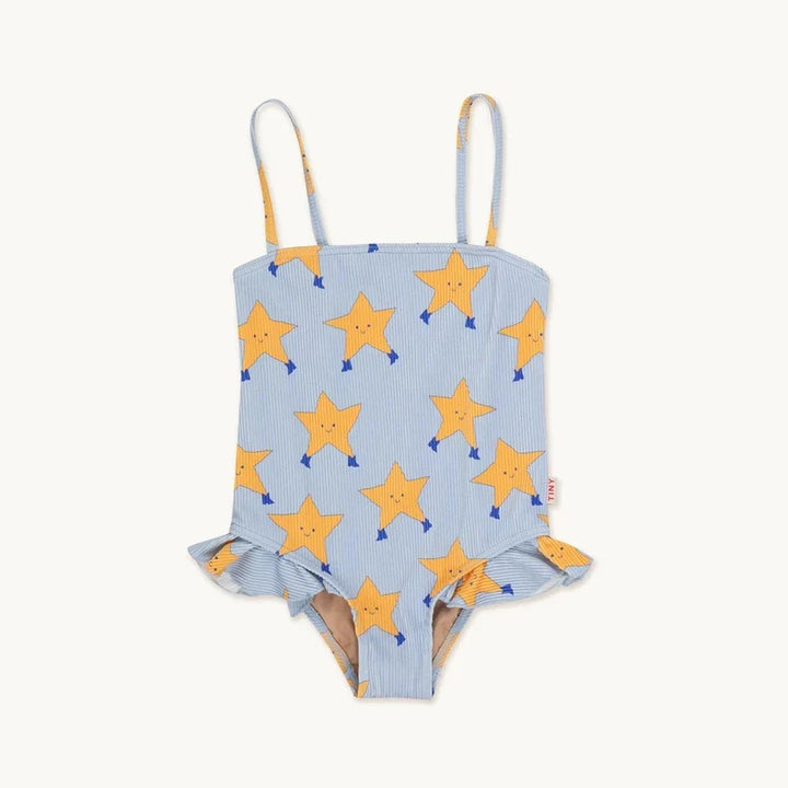 Lightweight unisex one-piece swimsuit - casual cut, nylon, beach &amp; pool wear for kids