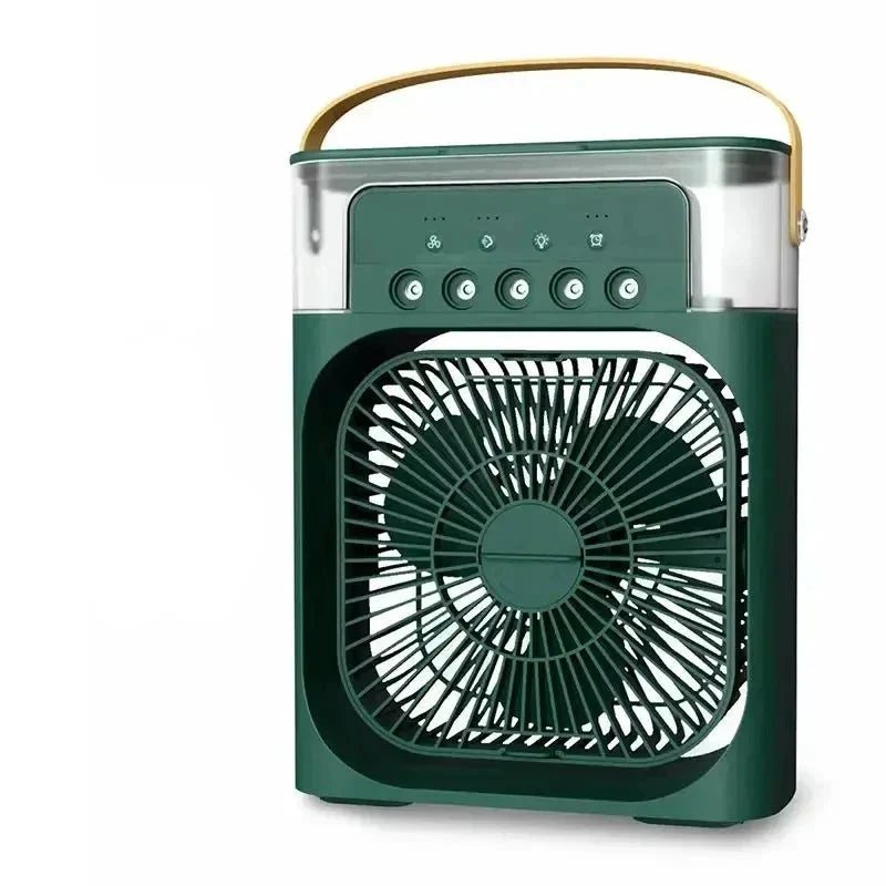 Air Humidifier Cooling USB Fan Water Mist Mini 3 In 1 Silent Cooler