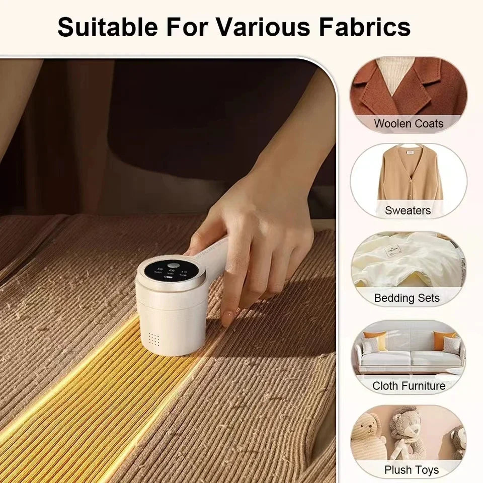 Lint Remover for Clothing Electric Fluff Shaver Portable Rechargeable Fabric Hair Ball Remover