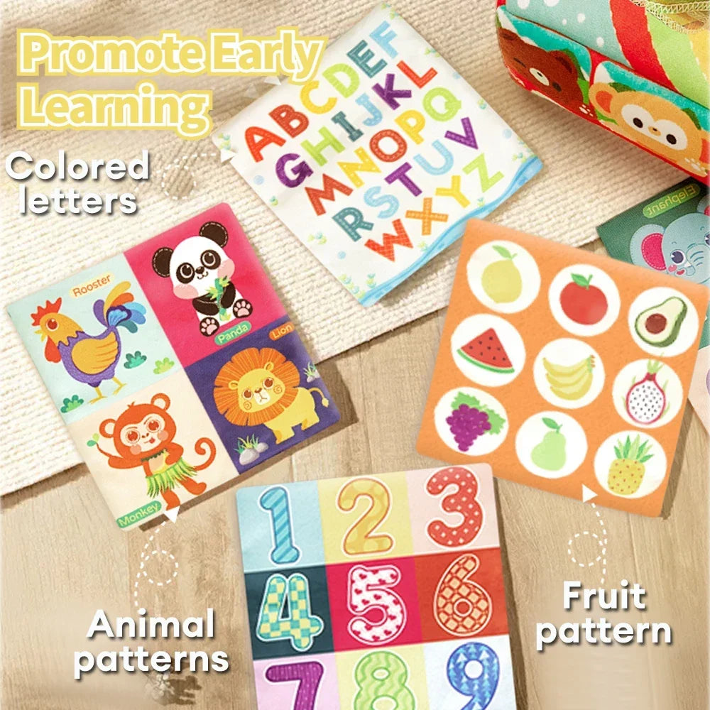 Montessori Cloth Tissue Box Toy Newborn Sensory Toys