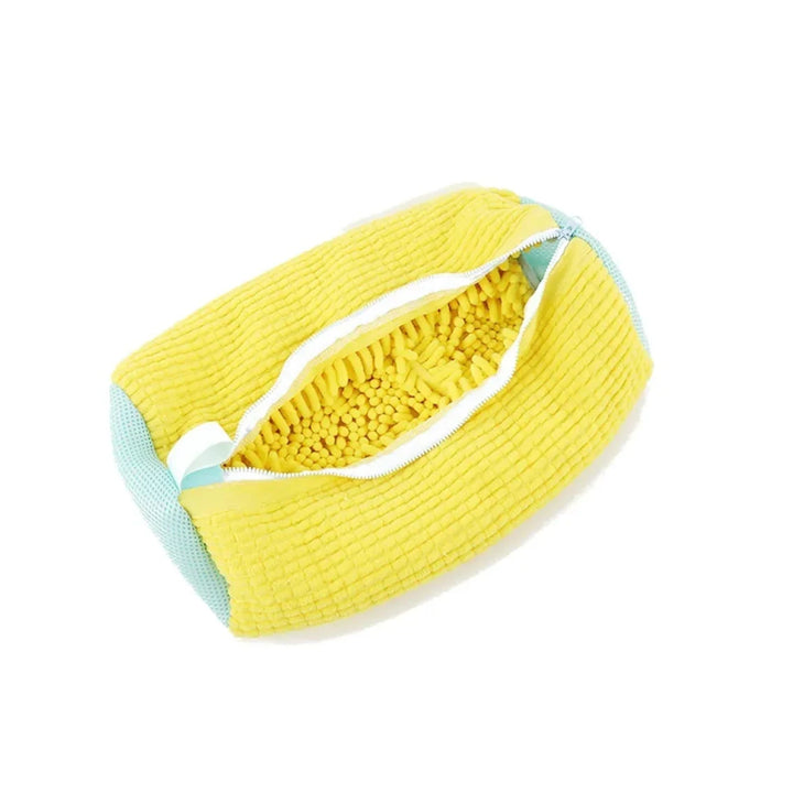 Shoe Washing Bag Cotton Laundry Bag with Zipper Closure, Durable Cleaning Bag for Shoes, Travel-Friendly Drying Bags