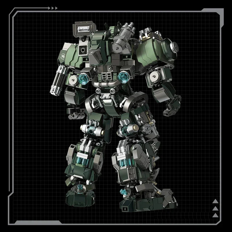Mecha Building Set Mech Warrior Battle Robots Kit Fall 2025 Gift for Kids and Adults Creative STEM Play