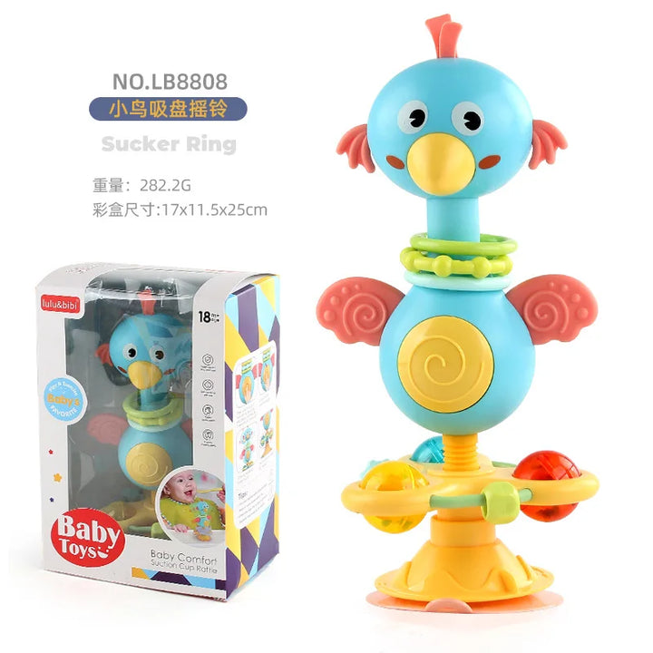 Baby Soothing Rattle Suction Cup Newborn Sensory Toys