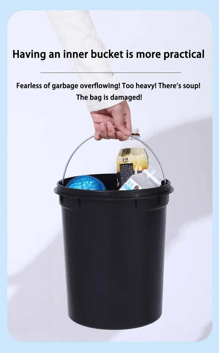 Automatic Induction Trash Can Round Kitchen Bin 24x40cm