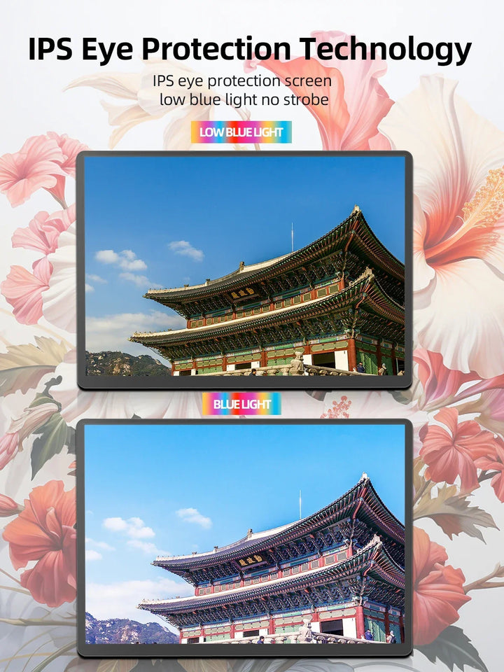 2K 14 Inch Portable Monitor 60Hz HDR Lightweight Travel