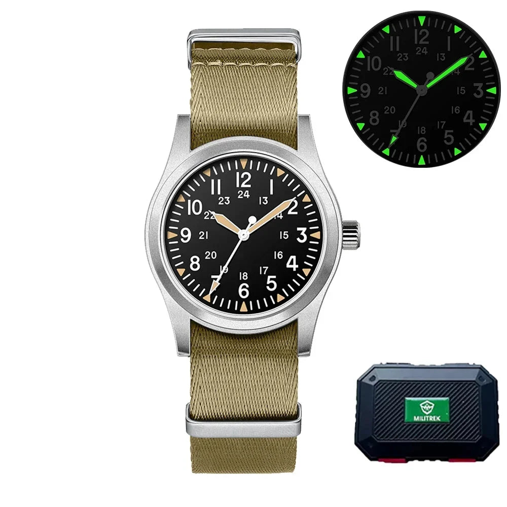 Military Quartz Field Watch 37mm Sapphire Fall 2025