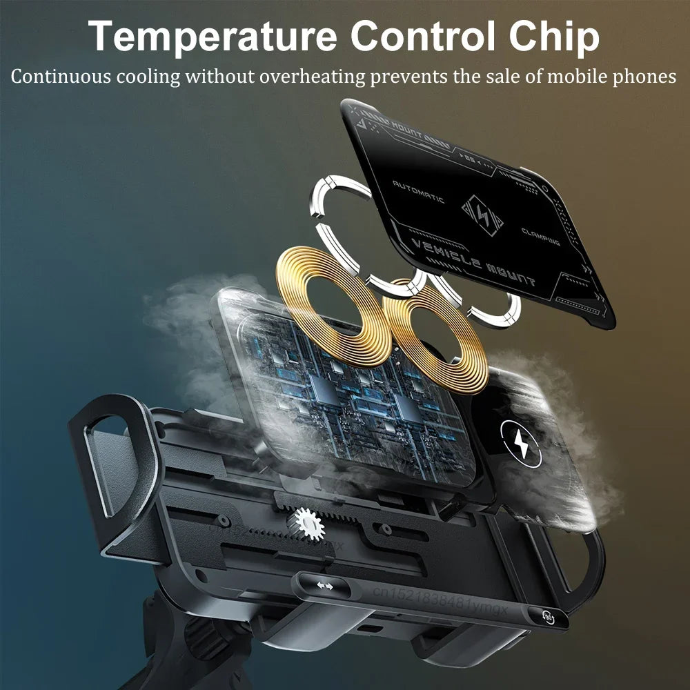 Wireless Car Charger Dual Coil Fold Screen Mount Fast Charge For Foldable Phones Air Vent Car Holder Fall 2026