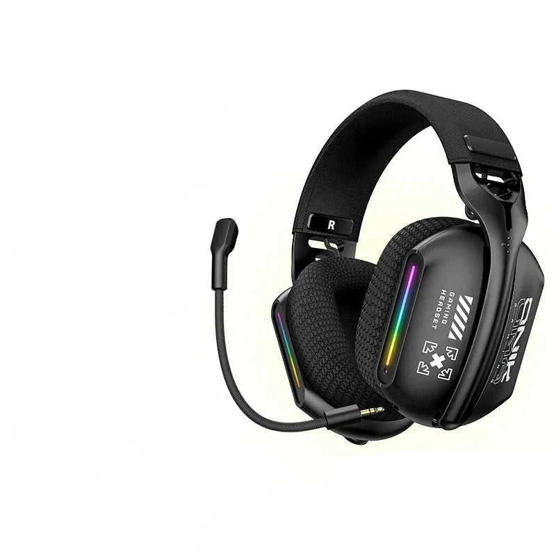 Wireless Gaming Headset Tri Mode Bluetooth Wired Immersive