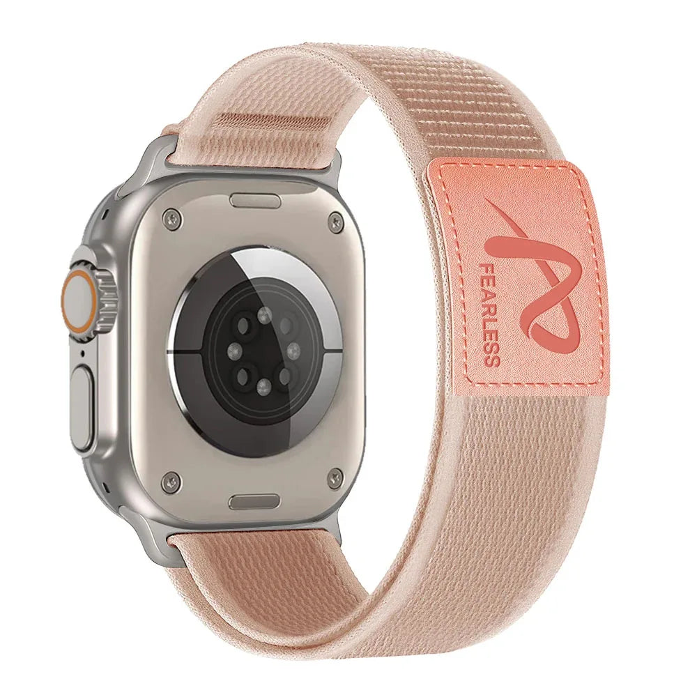 Nylon Trail Loop Apple Watch Band - Breathable Sport Strap for Ultra 3 2, Series 11 10 9 8 7 41-49mm