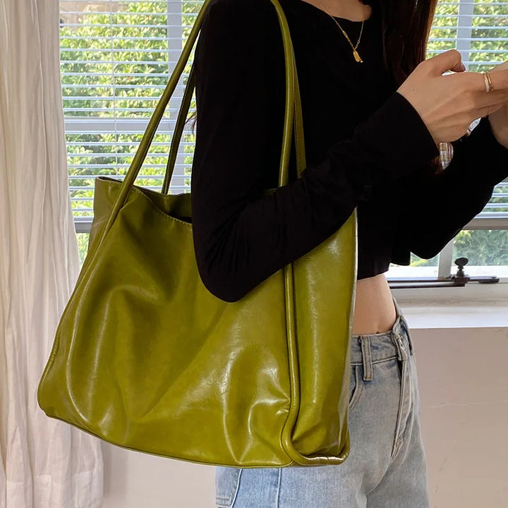 Tote Bag Texture Large Capacity Everyday Carry, Commuting Friendly Autumn Winter 2026 Trend