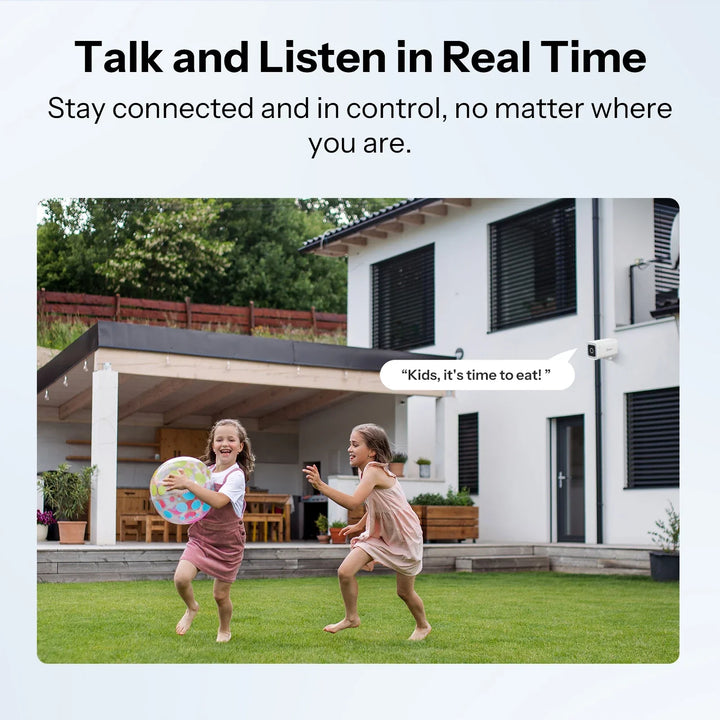 Outdoor Security Camera 2K HD AI Human Detection IP65 Weatherproof 180 Degree Pan Fall 2026 Works With Alexa Google Home
