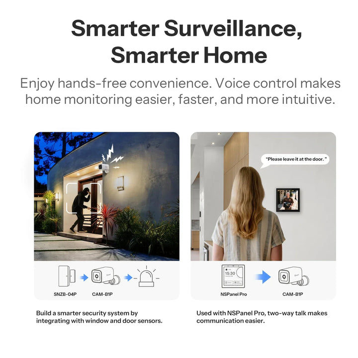 Outdoor Security Camera 2K HD AI Human Detection IP65 Weatherproof 180 Degree Pan Fall 2026 Works With Alexa Google Home
