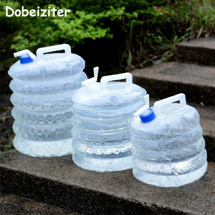 Portable Foldable Collapsible Water Bag 5–15L – Outdoor Camping Hiking Picnic Emergency Carrier 2026