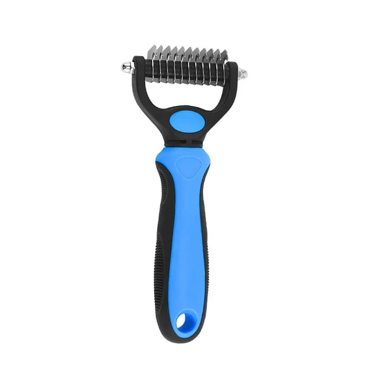 Pet Grooming Care Deshedding Brush for Dogs &amp; Cats - Fur Remover &amp; Knot Cutter Comb