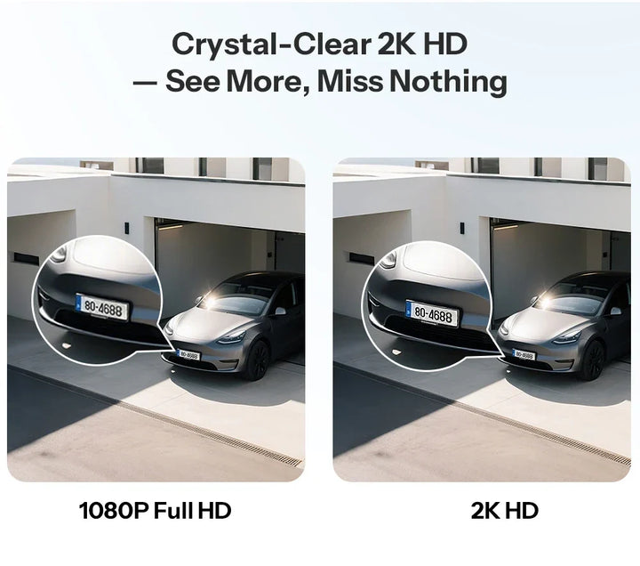 Outdoor Security Camera 2K HD AI Human Detection IP65 Weatherproof 180 Degree Pan Fall 2026 Works With Alexa Google Home