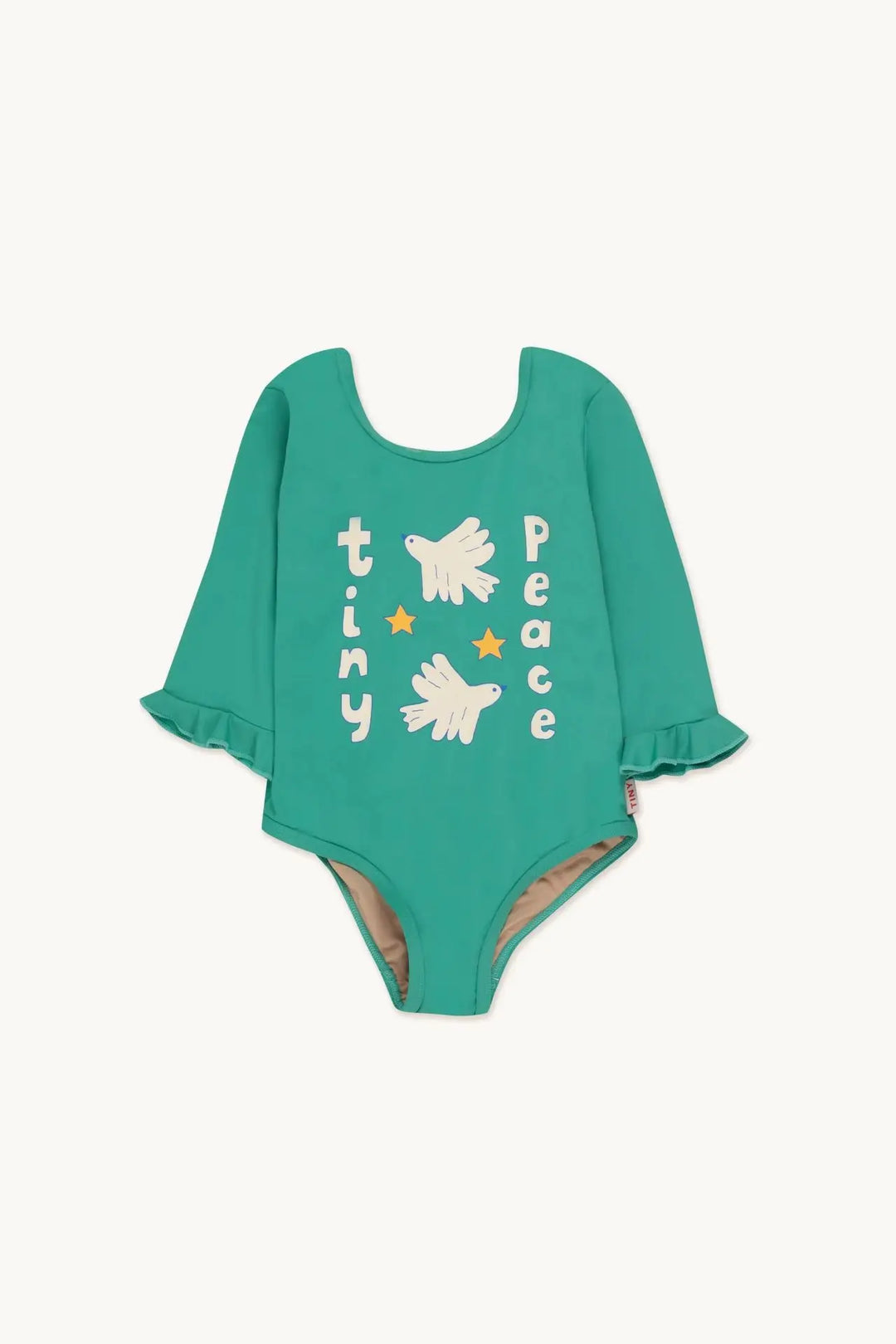 Lightweight unisex one-piece swimsuit - casual cut, nylon, beach &amp; pool wear for kids