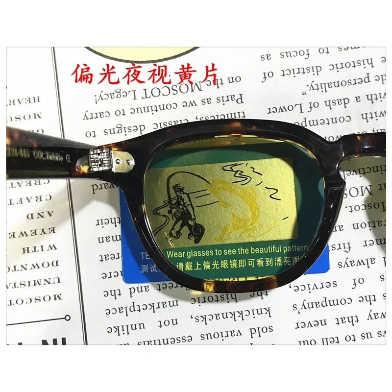 Polarized Sunglasses Vintage Round Acetate Frame Summer 2026 Driving Glare Reduction Gift Idea
