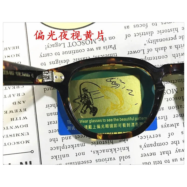 Polarized Sunglasses Vintage Round Acetate Frame Summer 2026 Driving Glare Reduction Gift Idea