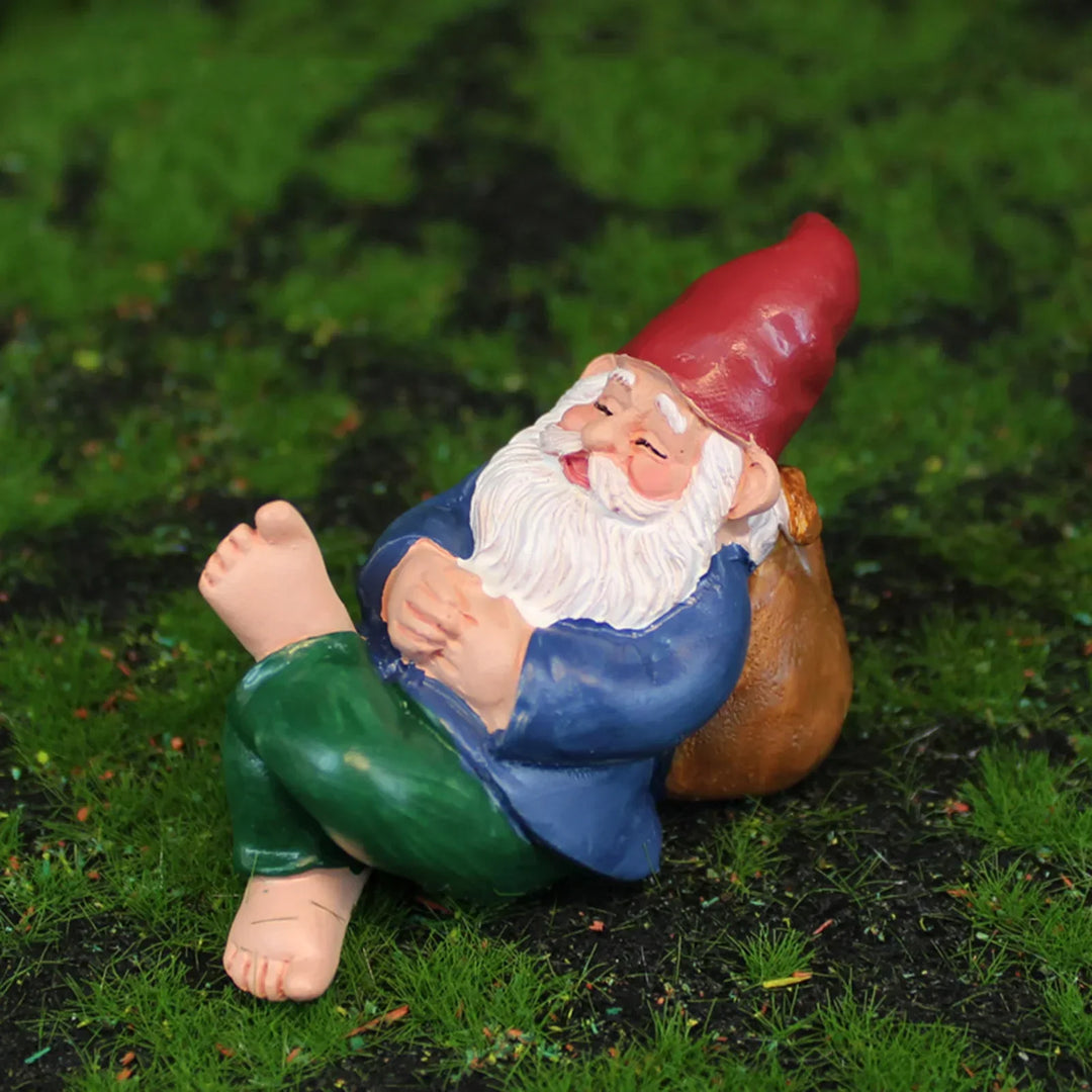 Resin Garden Statue Gnome Ornament For Yard Patio Lawn Decor Outdoor Holiday Decoration