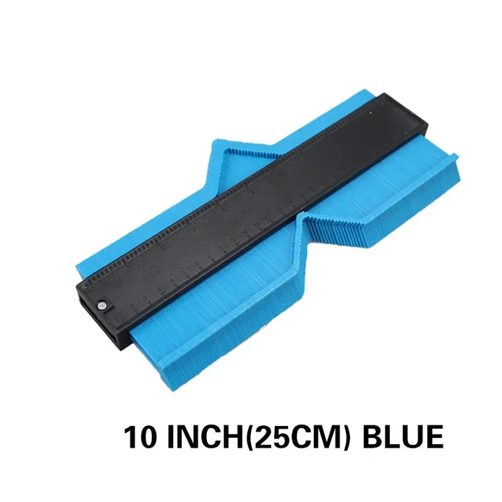 Contour Gauge Duplicator - Plastic Profile Measuring Tool for Home DIY Projects, 10 inch