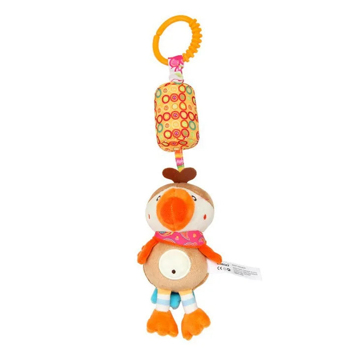 Baby Rattle Hanging Plush Toy Newborn Sensory Toys Gift