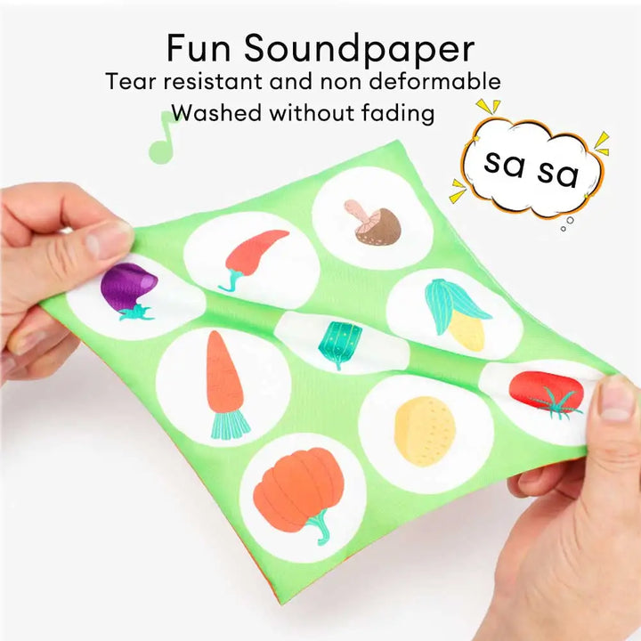 Montessori Cloth Tissue Box Toy Newborn Sensory Toys