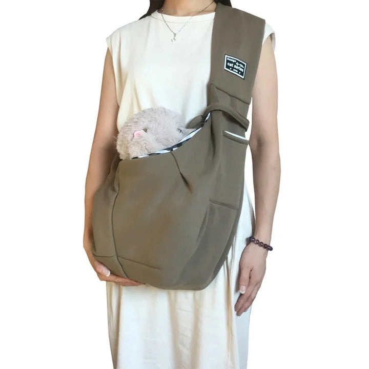 Comfortable Dog Bag  Pet Crossbody Shoulder Bag Sling for Small Pets, Outdoor Travel, Portable Pet Supplies