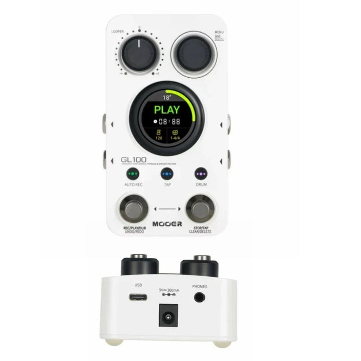 Guitar Pedals 1.3 Inch Touchscreen Drum Machine Auto Record Time Stretch Loop Effects Fall 2026 Gear