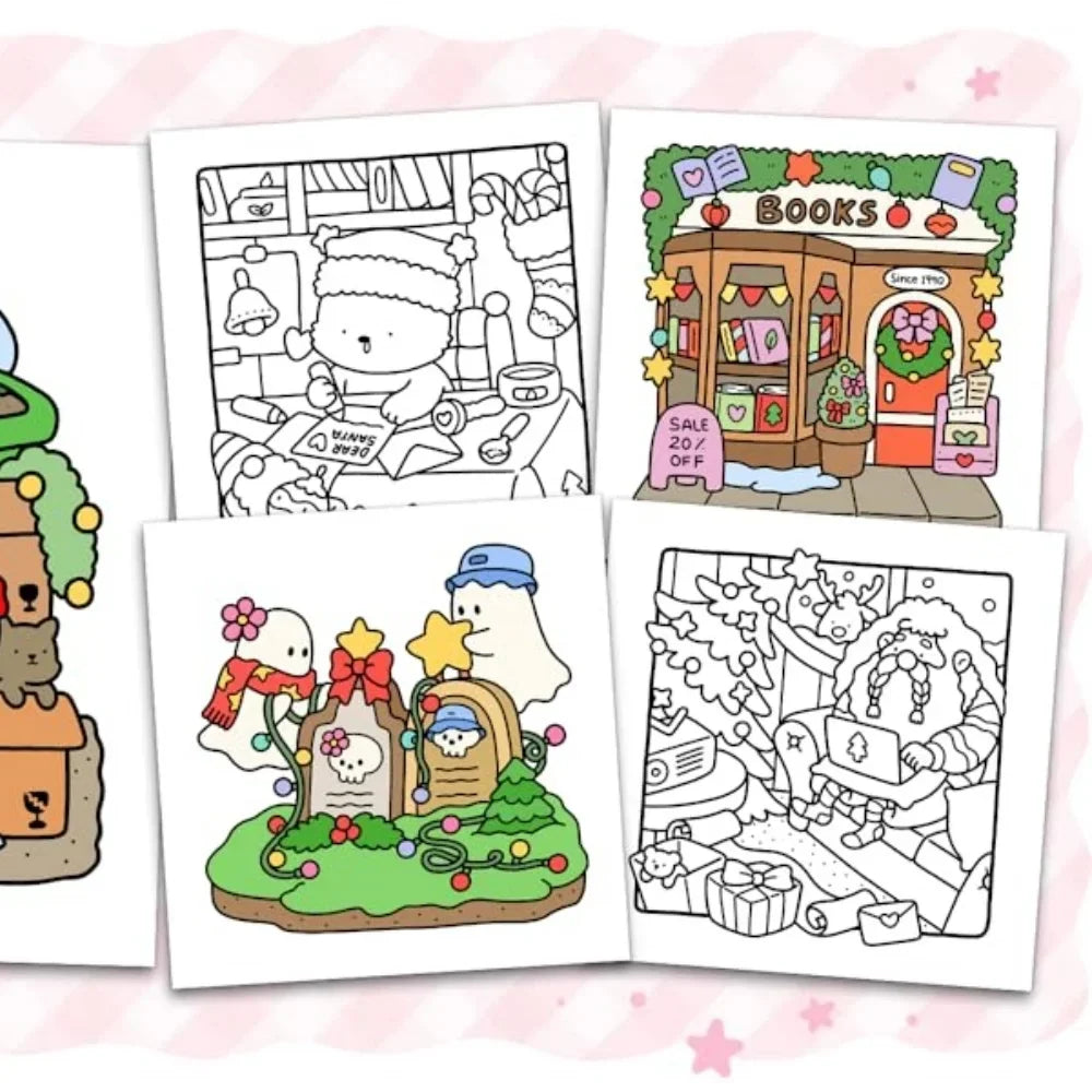 Christmas colouring Book For Kids - Mindful Fun, Family Bonding Holiday Gift 2025