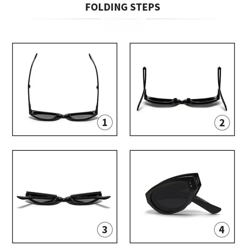 Sunglasses Foldable Fashion Glasses Lightweight UV Protection For Summer 2026 Trendy