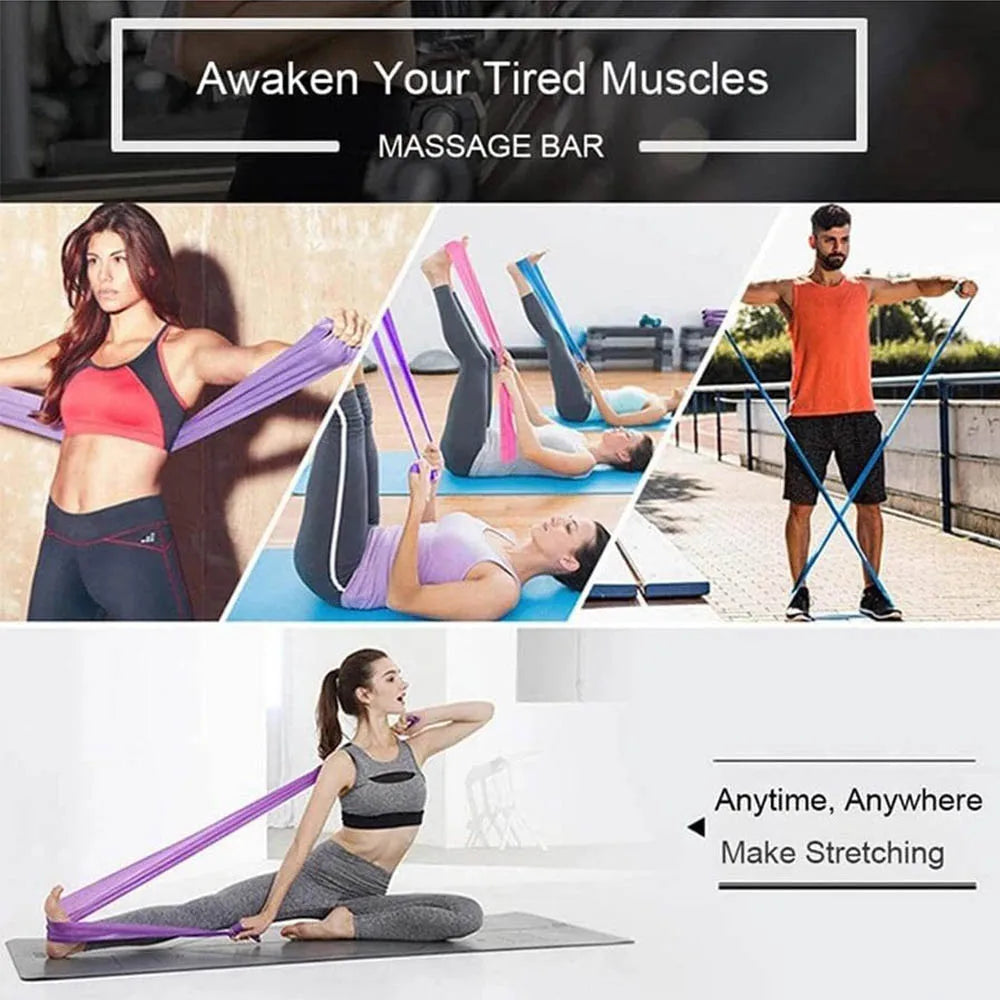 Resistance Bands Set Elastic Exercise Bands Home Gym
