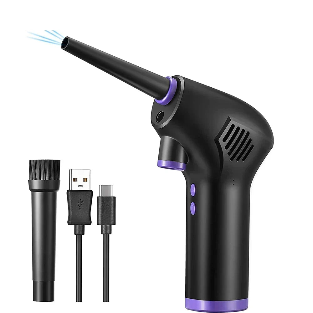 Cordless Air Duster Portable 15000mAh Electric Cleaner - USB Rechargeable Compressed Air Blower