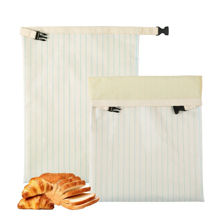 Beeswax Bread Bags 2-Pack Oxford Cloth – Eco-Friendly Reusable Food Storage Fermentation Bags 2026