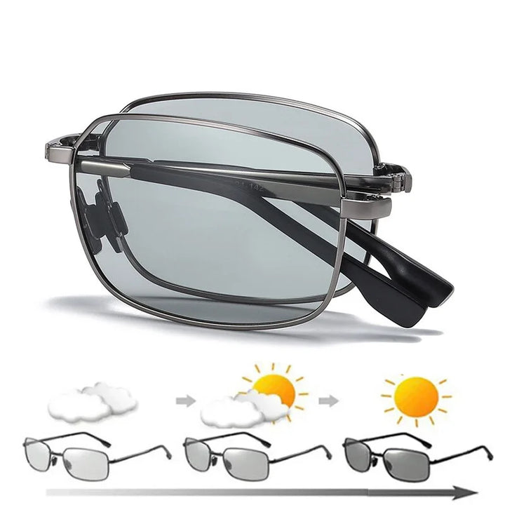 Polarized Sunglasses Foldable Photochromic Driving Glasses UV400 for Day Night Vision Summer 2026 Gift Idea