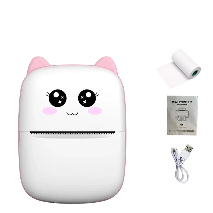 Mini Printer Thermal Ink-Free Portable Sticker Printer