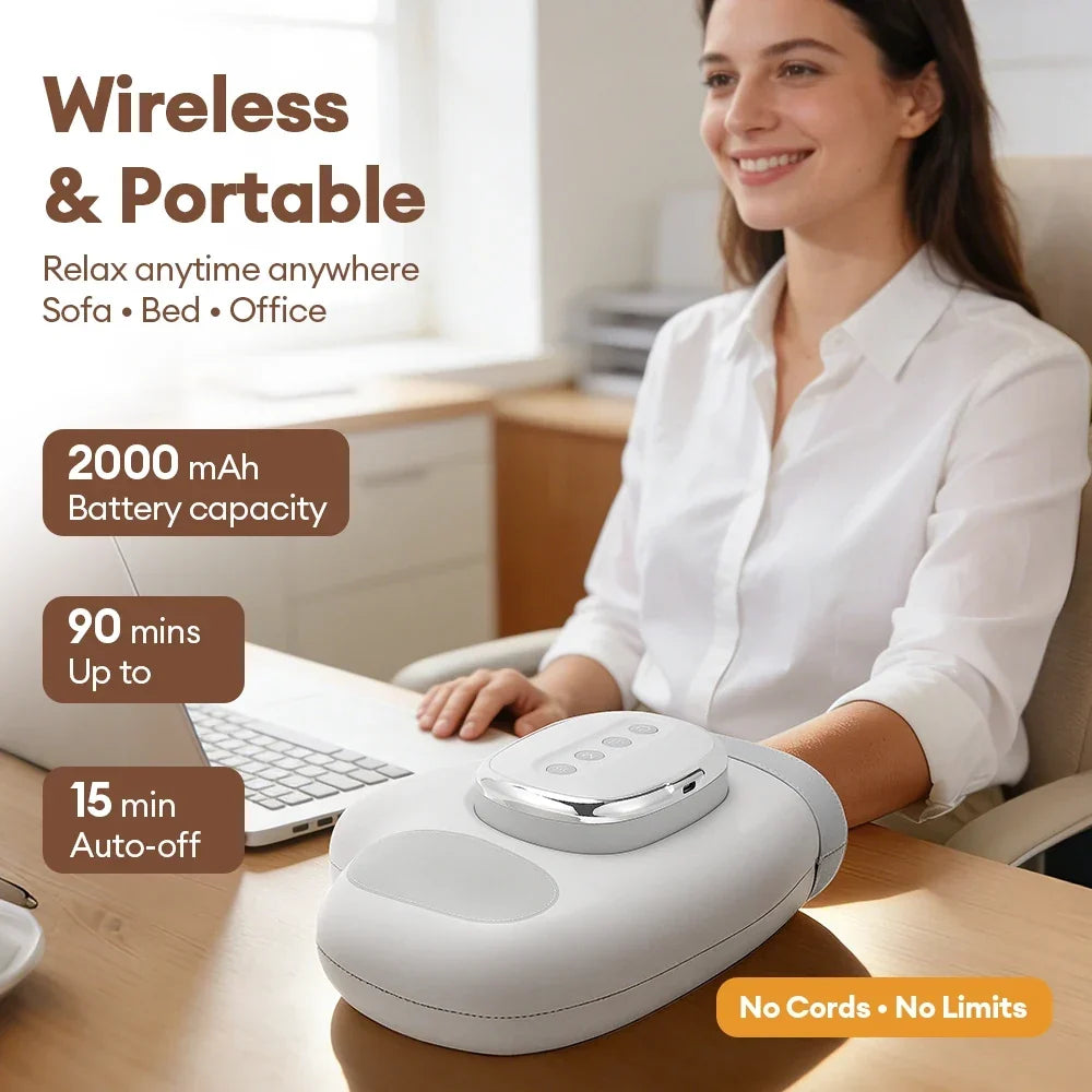 Electric Air Pressure Hand Massager – Finger Airbag Compress Thumb Acupoint Palm Kneading Glove 2026