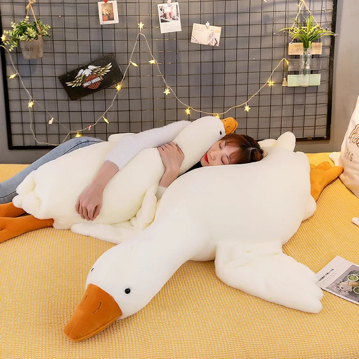 Goose Plush Pillow Soft Sleeping Cushion Holiday Gift 2026 Cozy Home Decor For Sofa Bed
