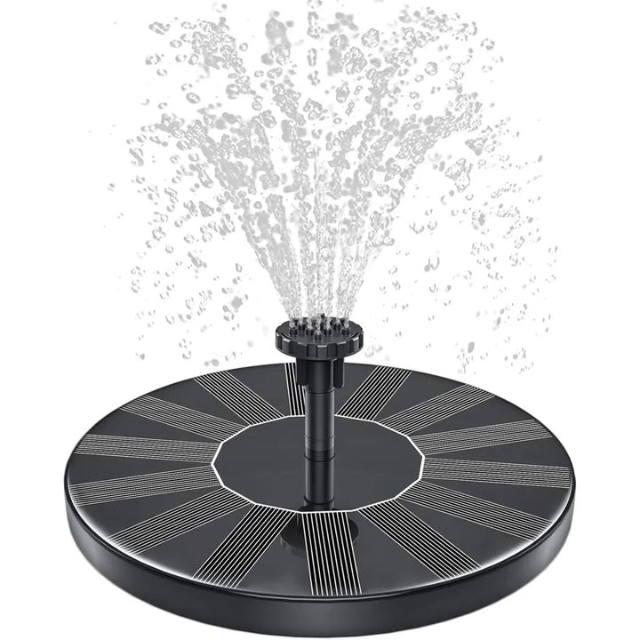 Solar Powered Floating Fountain Pump – Garden Pond Water Feature, Eco Friendly Backyard Decor
