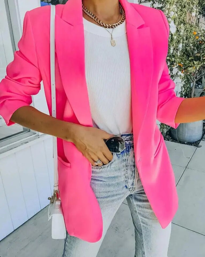 Stylish women’s blazer – tailored fit, soft fabric, for office wear
