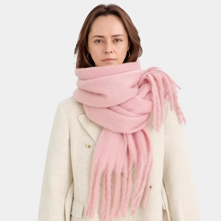 Warm Cozy Womens Winter Scarf - Oversized Wrap, Plush