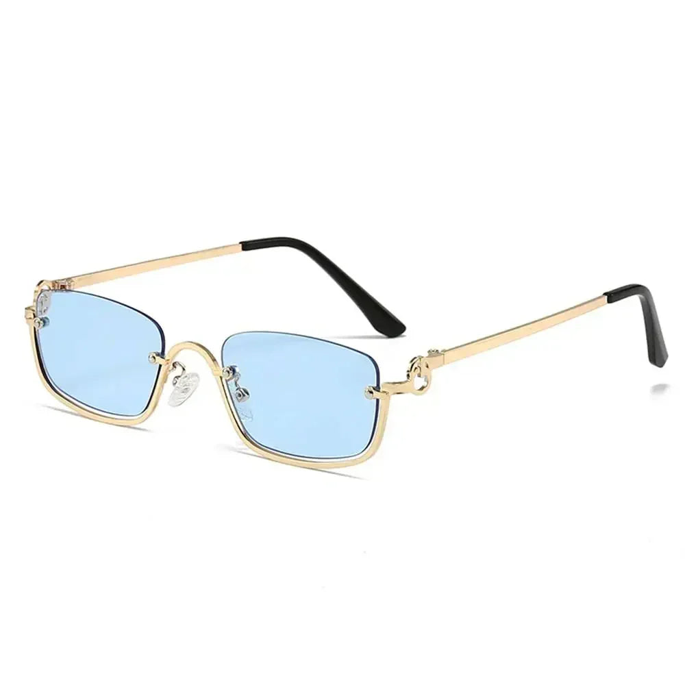 Lightweight women’s sunglasses – retro metal frame design, polycarbonate lenses, for casual and outdoor activities