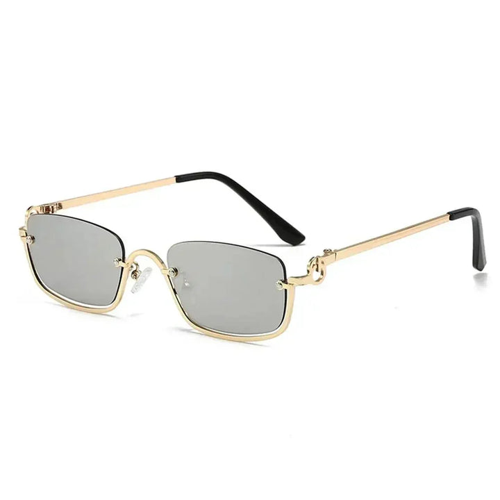 Lightweight women’s sunglasses – retro metal frame design, polycarbonate lenses, for casual and outdoor activities