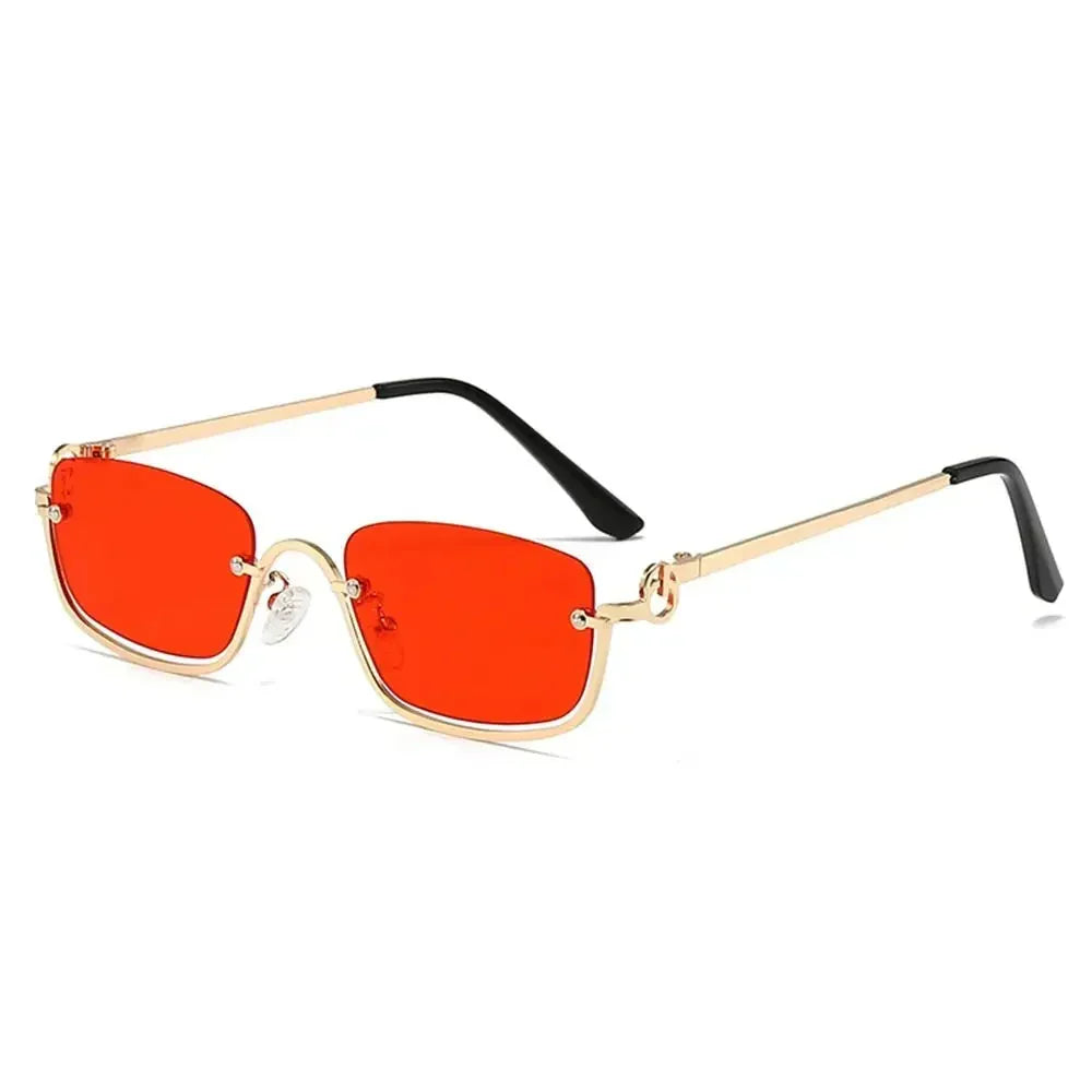 Lightweight women’s sunglasses – retro metal frame design, polycarbonate lenses, for casual and outdoor activities