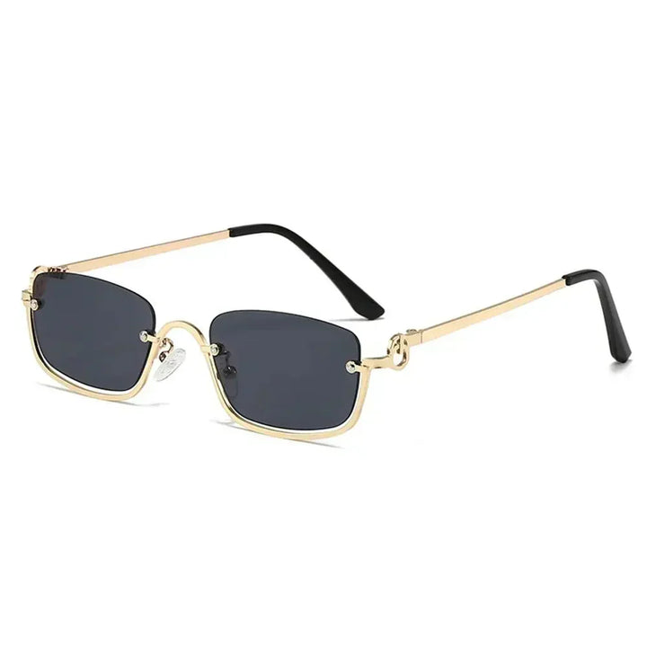 Lightweight women’s sunglasses – retro metal frame design, polycarbonate lenses, for casual and outdoor activities