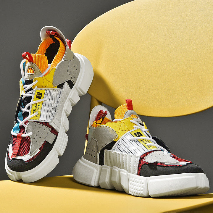 Versatile men’s skater Sneakers – streetwear style, breathable material, for everyday wear